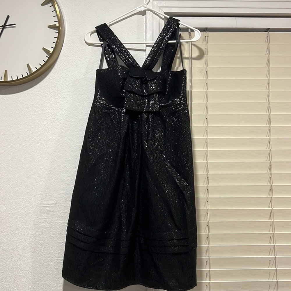 Black cocktail dress